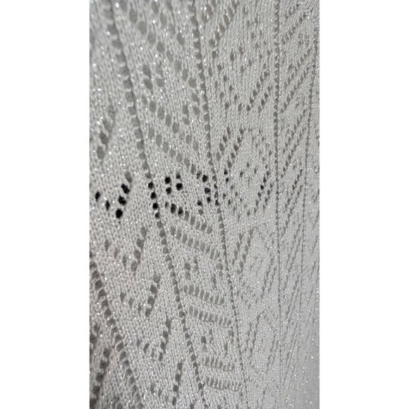 Alfred Dunner Medium Silver Sweater - Picture 5 of 5